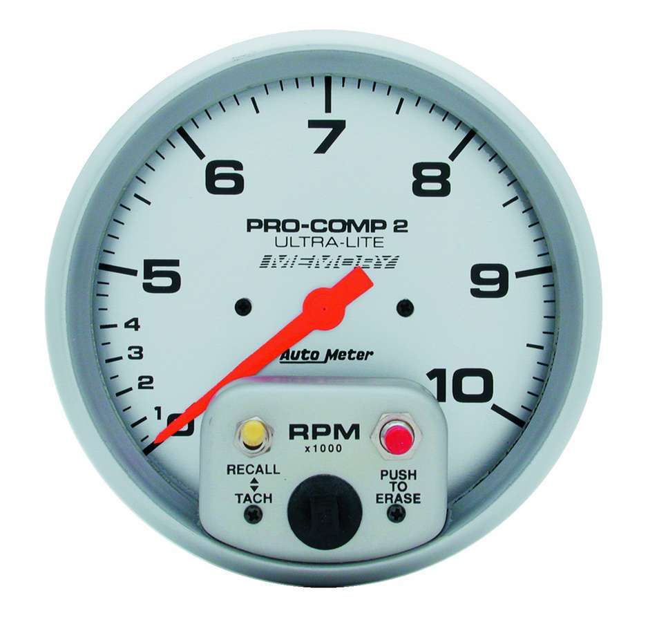 AutoMeter Interior Accessory 5in Dual Range Tach W/Mem. 4499