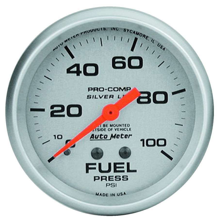 AutoMeter Fuel Pressure Gauge 2-5/8in Ultra-Lite 0-100 Fuel Press. Gauge 4612