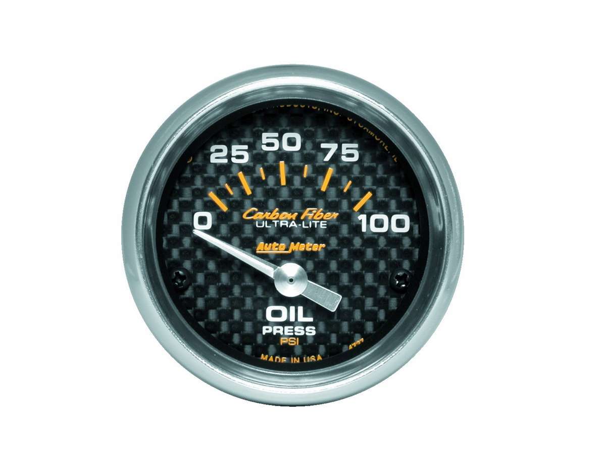 AutoMeter C/F 2-1/16in Oil Pressure Gauge 0-100PSI 4727