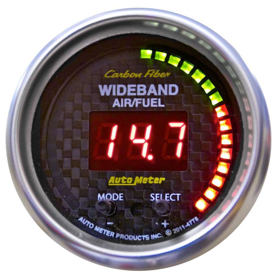 AutoMeter Air / Fuel Ratio Gauge 2-1/16 C/F Air/Fuel Ratio Gauge Wideband 4778