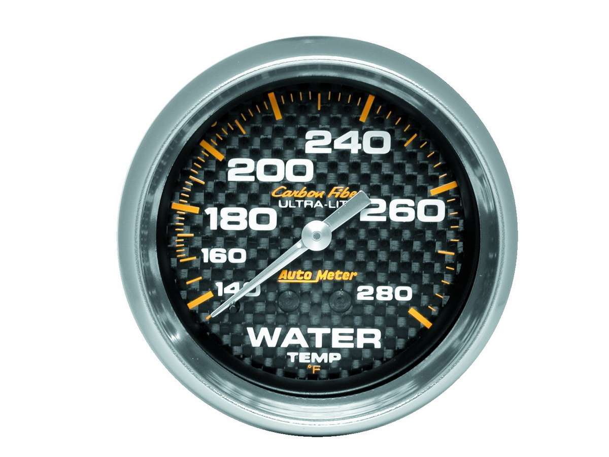 AutoMeter C/F 2-5/8in Water Temp. Gauge 140-280 4831