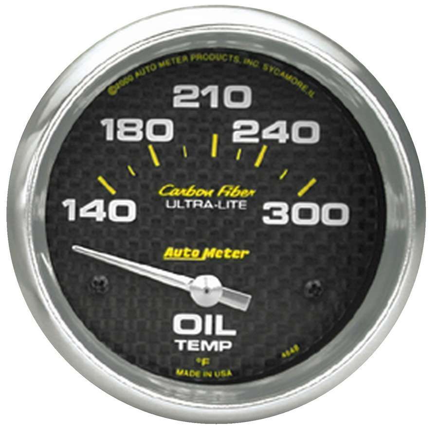 AutoMeter 2-5/8in C/F Oil Temp. Gauge 140-300 4848