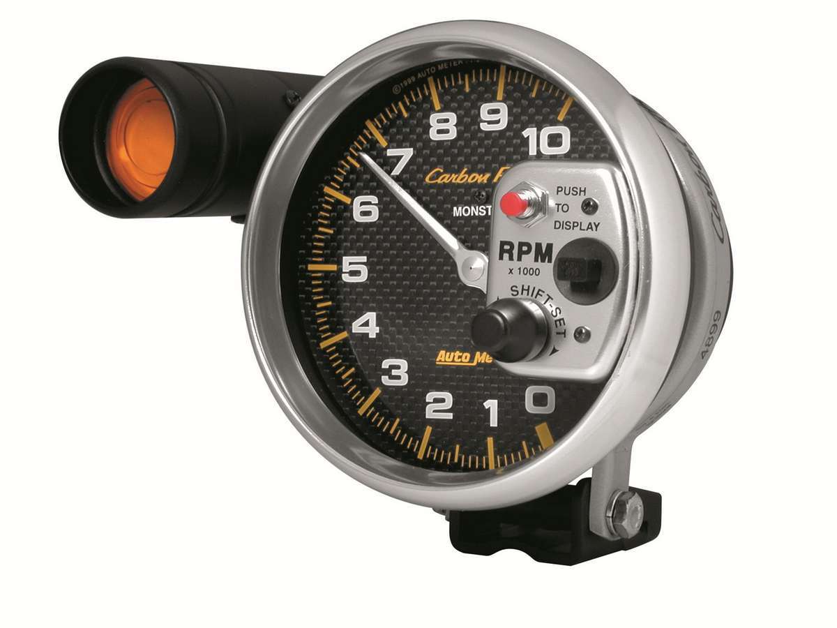 AutoMeter Automotive Hardware C/F 5in 10000RPM Tach w/Shift-Lite 4899