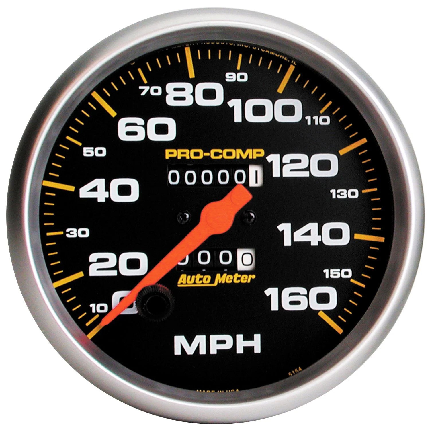 AutoMeter Speedometer Gauge 160 Mph Mech Speedo 5in 5154