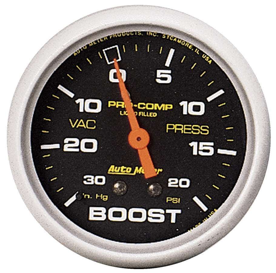 AutoMeter Boost Gauge 0-20/0-30 Turbo Boost 5401