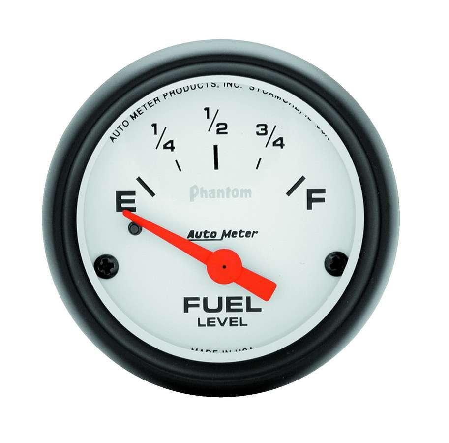 AutoMeter Fuel Level Gauge Phantom 2 1/16in Fuel 240-33 OHMS 5716