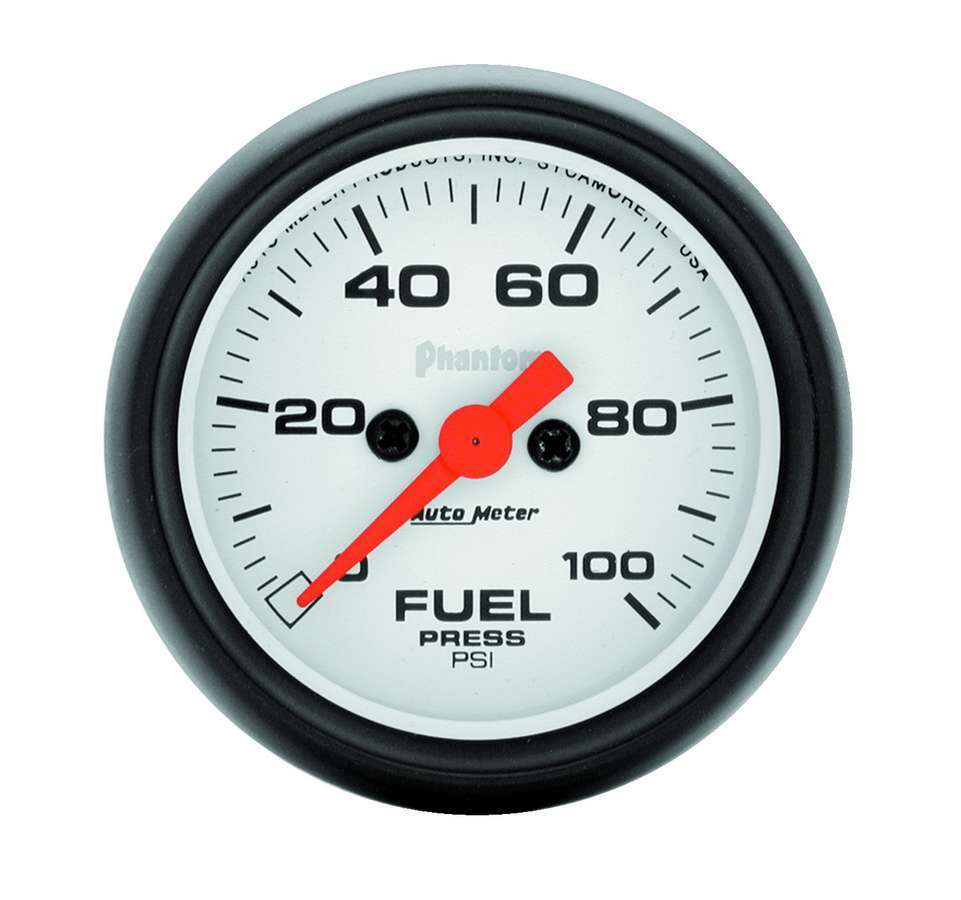 AutoMeter Fuel Pressure Gauge Phantom 2 1/16in Fuel Press 0-100 PSI Elec. 5763