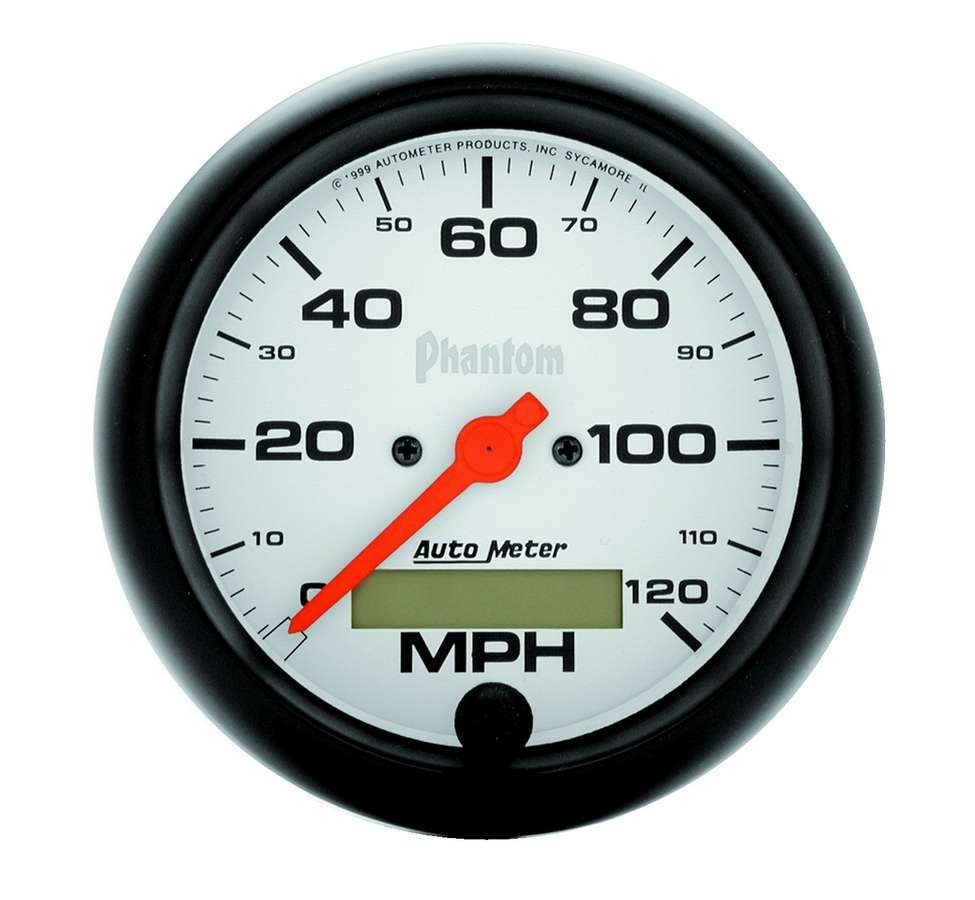 AutoMeter Speedometer Gauge 3-3/8in Phantom Speedo 120mph 5887