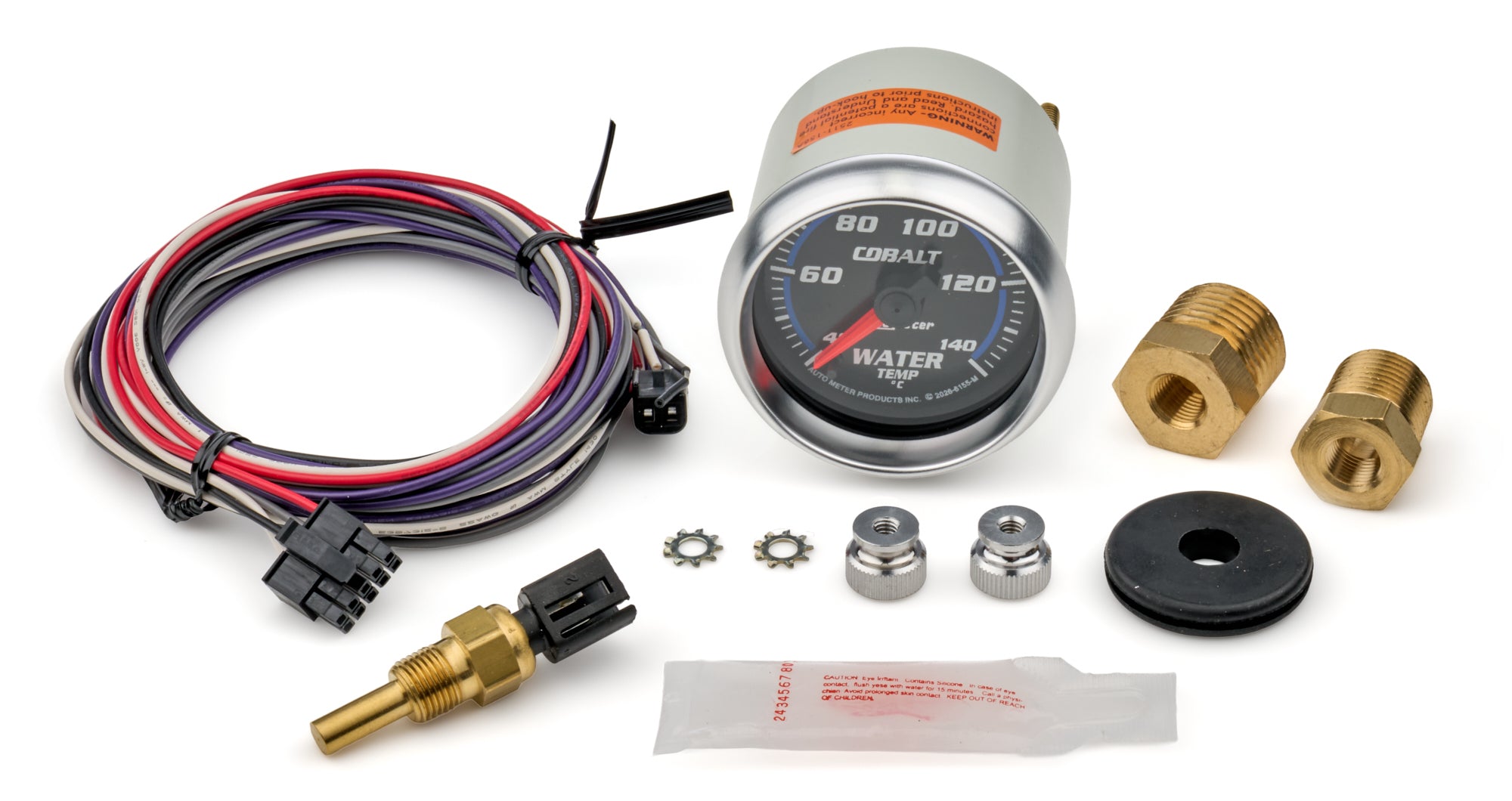 AutoMeter 6155-M Cobalt Series Metric Water Temperature Gauge