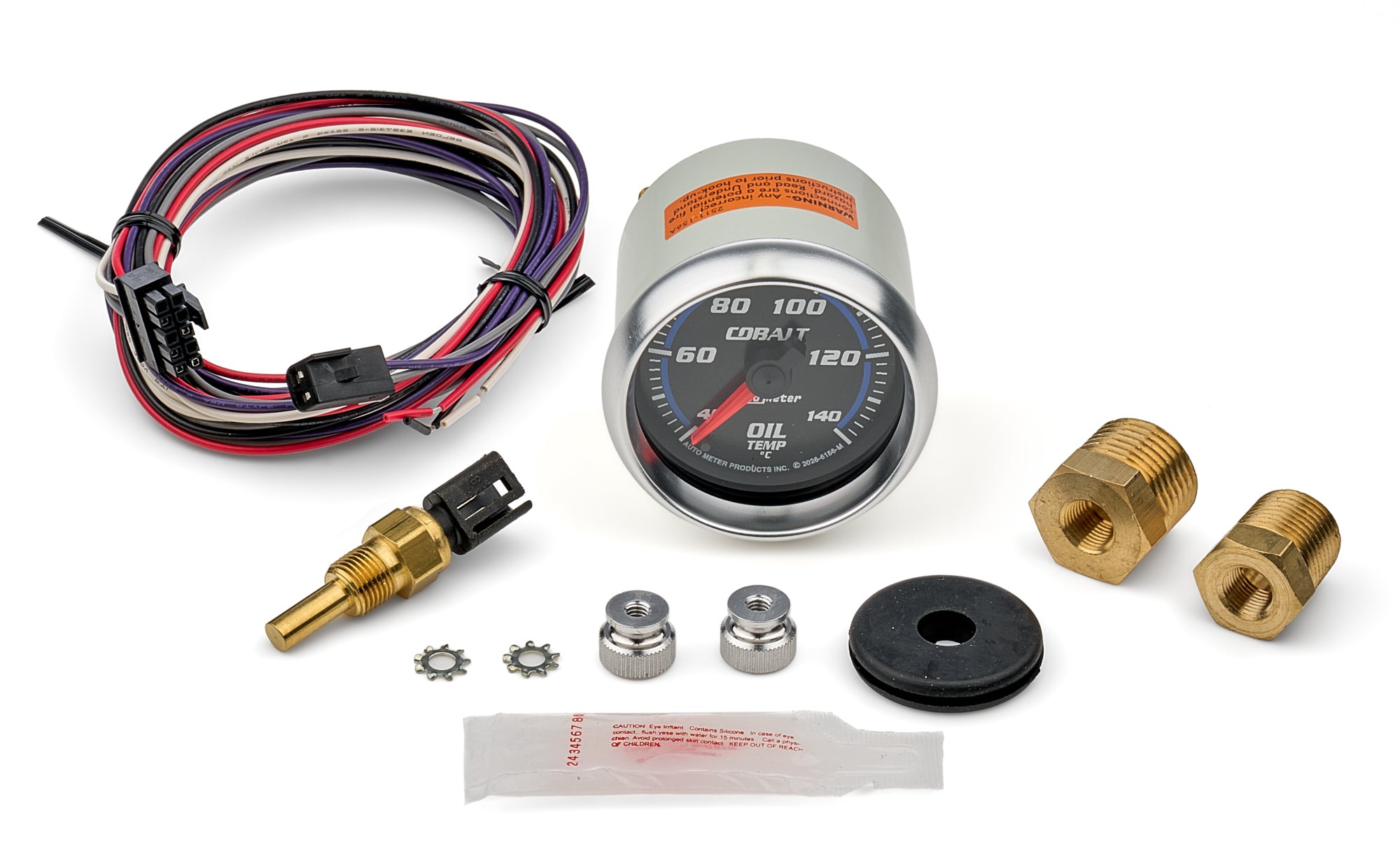 AutoMeter 6156-M Cobalt Series Metric Electric Oil Temperature Gauge