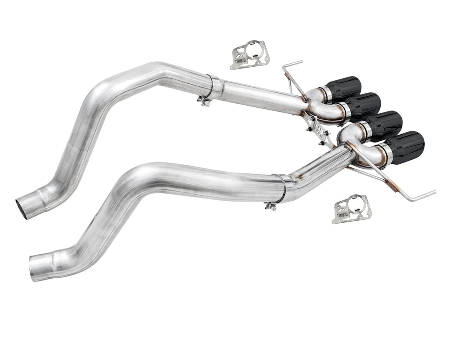 AWE Tuning 3020-43081 Track Edition Axle-Back Exhaust System with Quad Black Tips for 2014–2019 Chevy Corvette