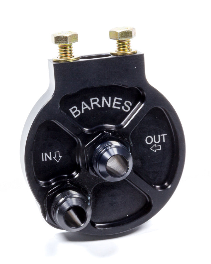Barnes Systems Automotive Hardware Billet Filter Mount -10 Less Bracket 8926-10