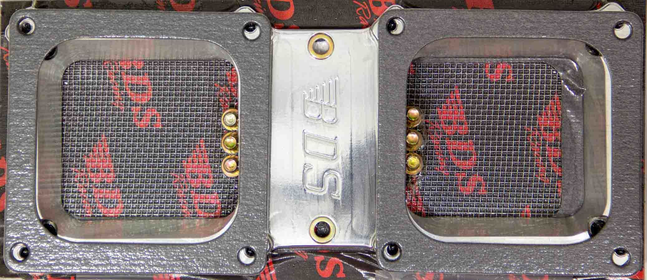 Blower Drive Service Supercharger Components 671-871 Dual 4500 Billet Carb. Adapter Kit - Pol. CA-9027