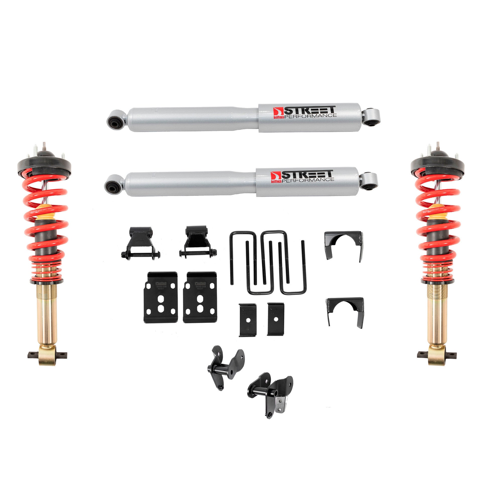 Belltech 2021-2024 Ford Fullsize Truck Coilover Shock Kit Front 1054SPC product image
