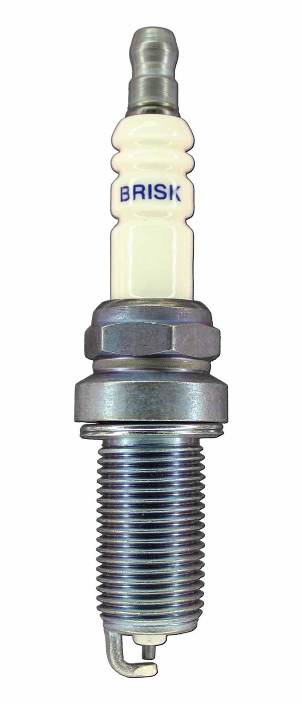 Brisk Wheel Accessory Spark Plug Silver Racing ER14YS