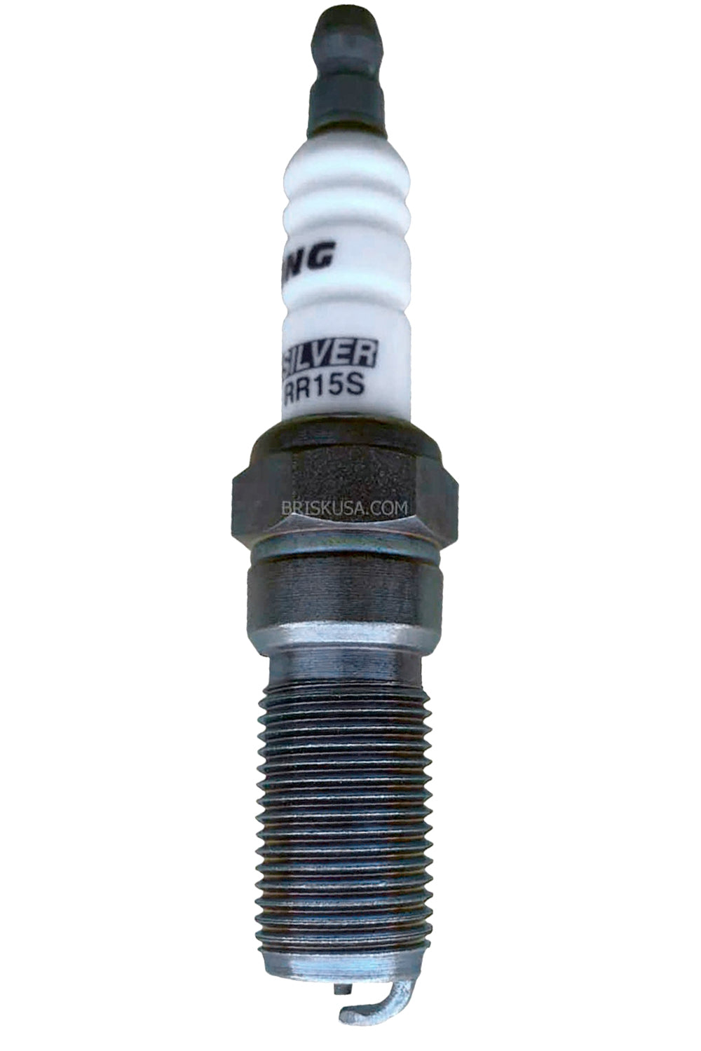 Brisk Wheel Accessory Spark Plug Silver Racing RR15S