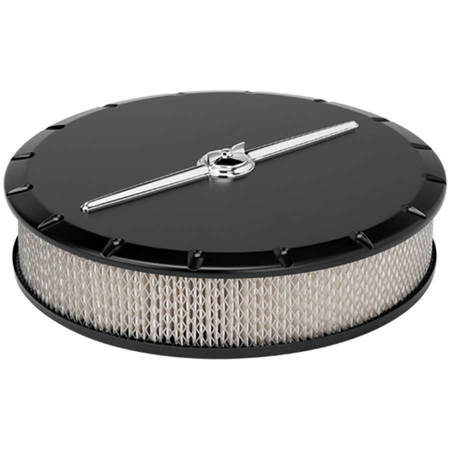 Billet Specialties 14 in Air Cleaner Strmlne Black 15824