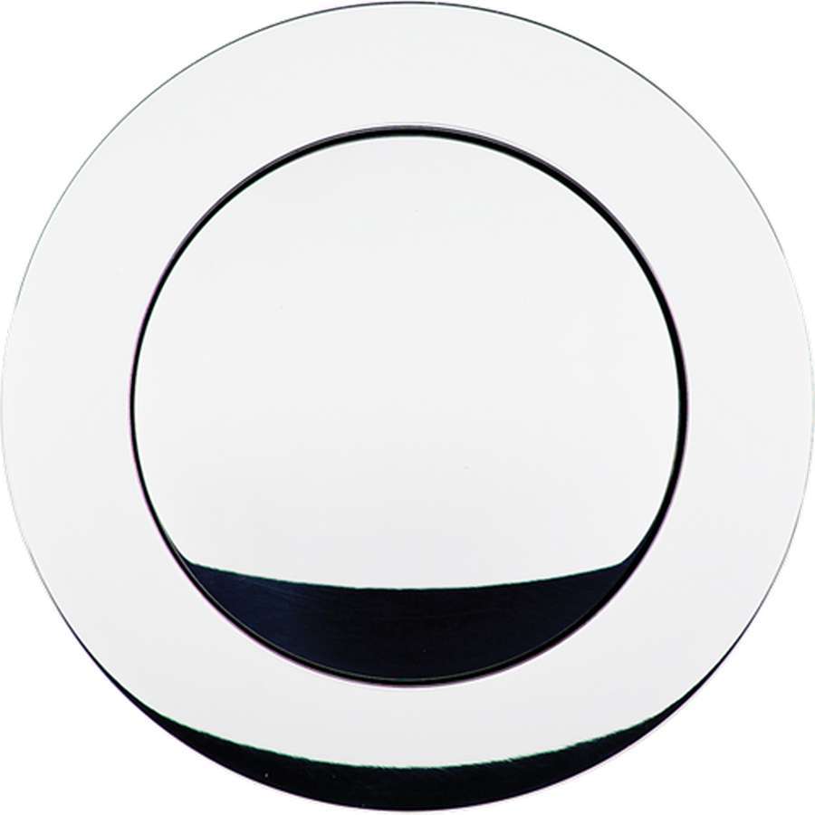 Billet Specialties Polished Horn Button Large Smooth 32125