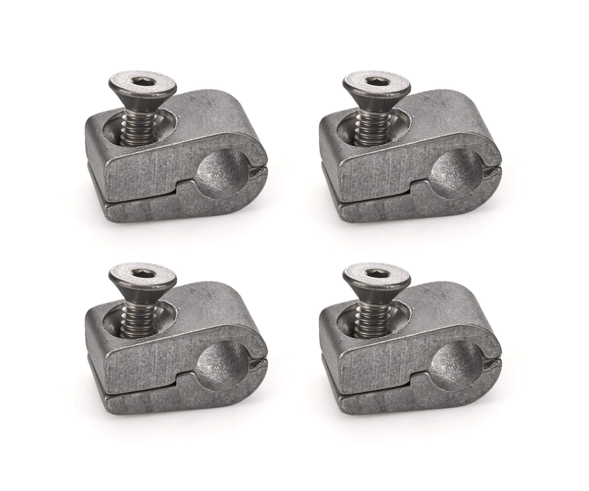 Billet Specialties Line Clamps 1/4 in (4PK) 65210