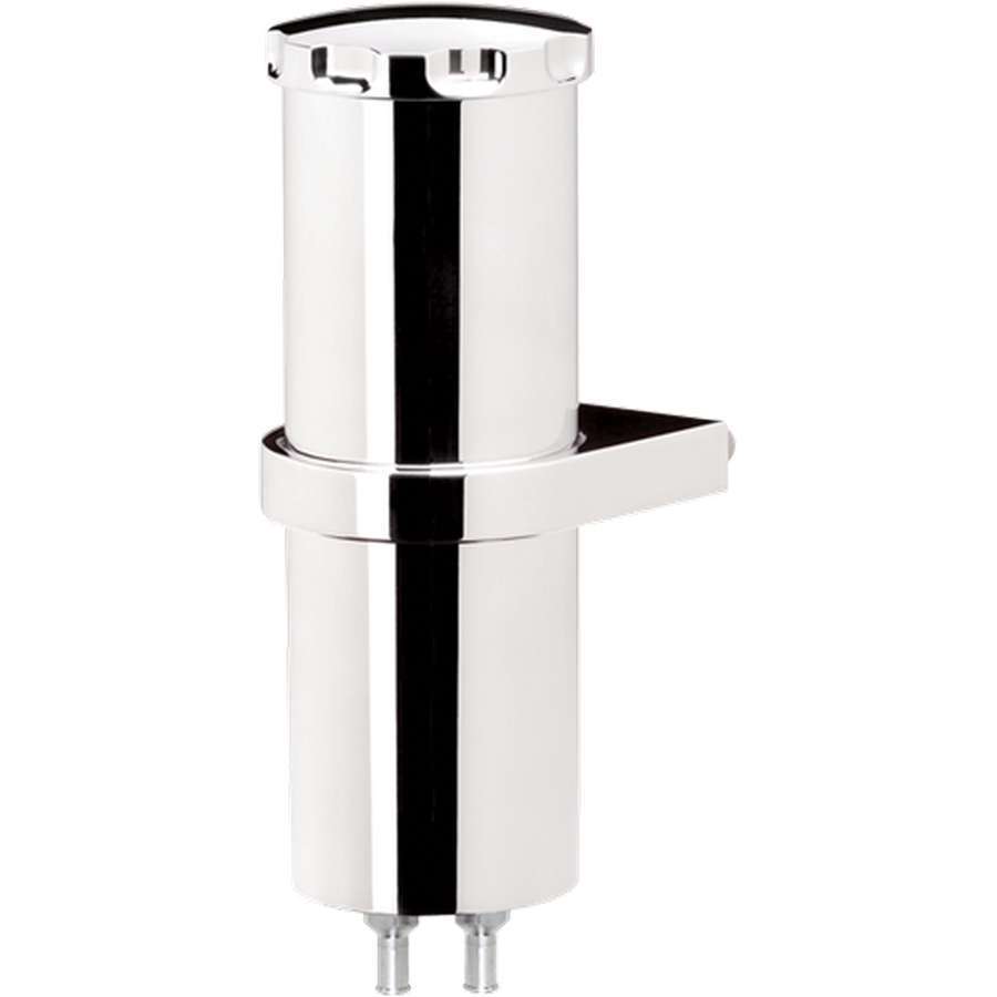 Billet Specialties Over Flow Tank 8.75in Smooth w/Bracket 77109