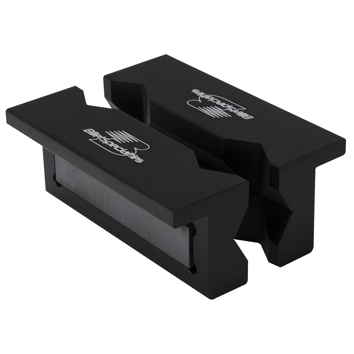 Billet Specialties Vise Jaw Inserts Billet Aluminum Black 77906