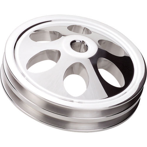 Billet Specialties Automotive Hardware Power Steering Pulley 2 Groove Keyway 66-76 GM 86220