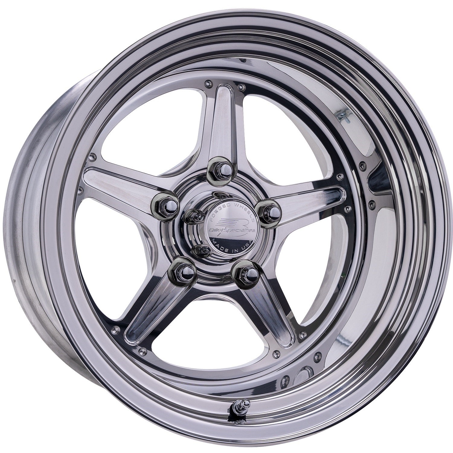 Billet Specialties Wheel Accessory Street Lite Wheel 15X10 6.5 BS 5X4.5 BC RS23510L6565
