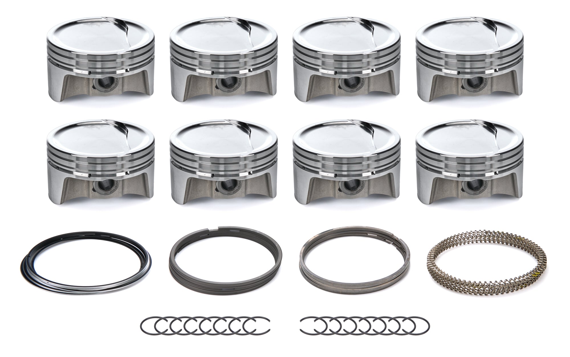 Bullet Series GM LS Dished Piston Set w/Rings 4.030 Bore BLS1118-030-SET