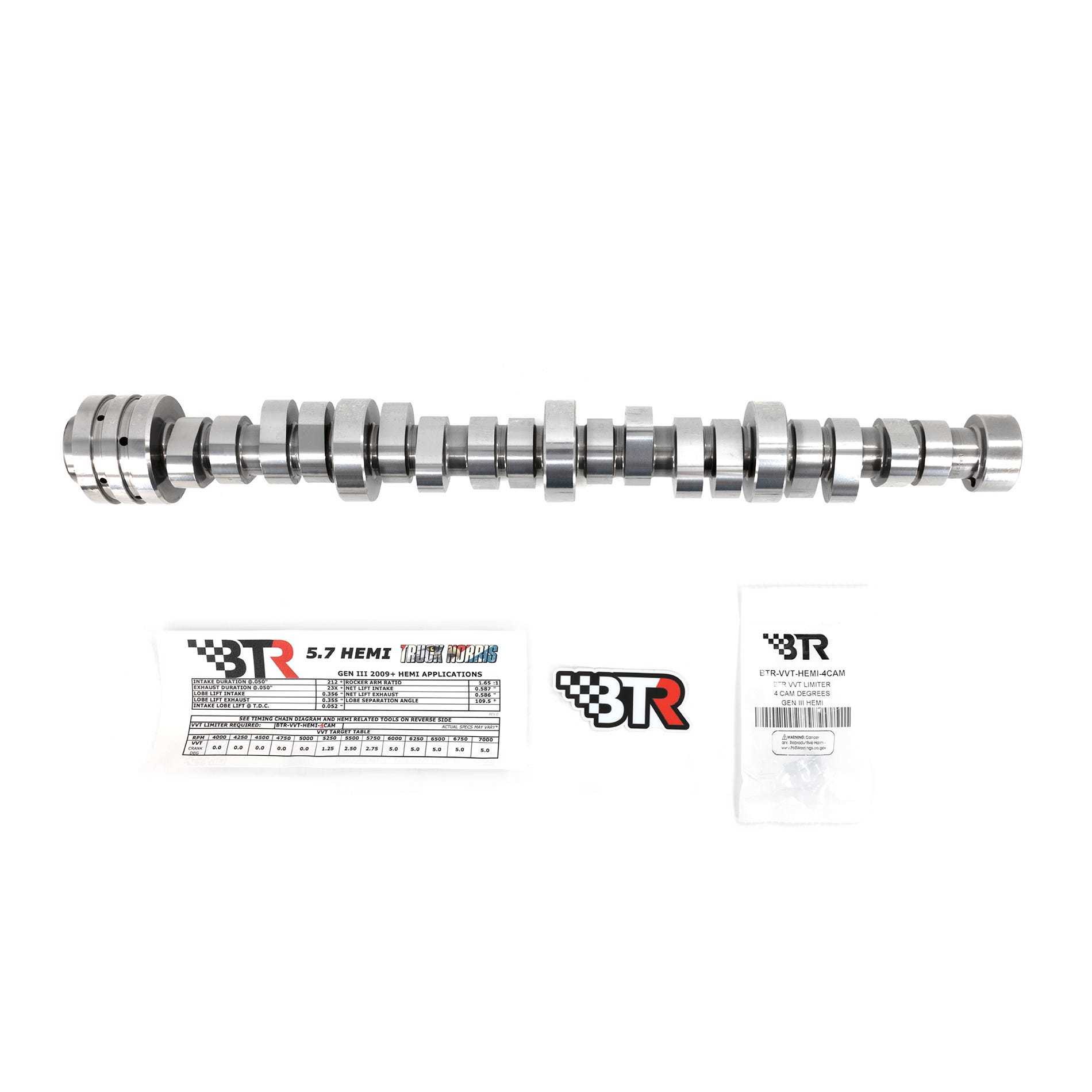 Brian Tooley Racing Engine Component 5.7 Hemi Truck Norris Cam w/VVT BTR-57HEMIVVTTN