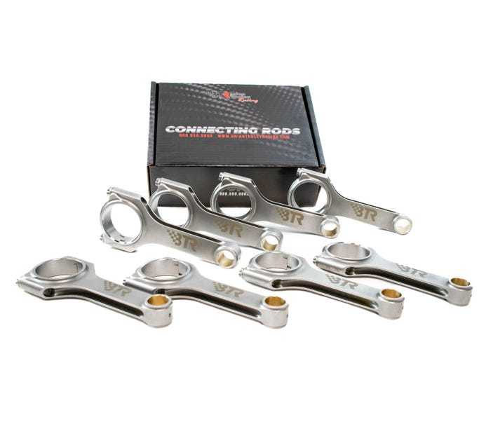 Brian Tooley Racing Automotive Hardware 4340 Forged H-Beam Rods 6.125in w/ARP Bolts BTRROD6125H1-8