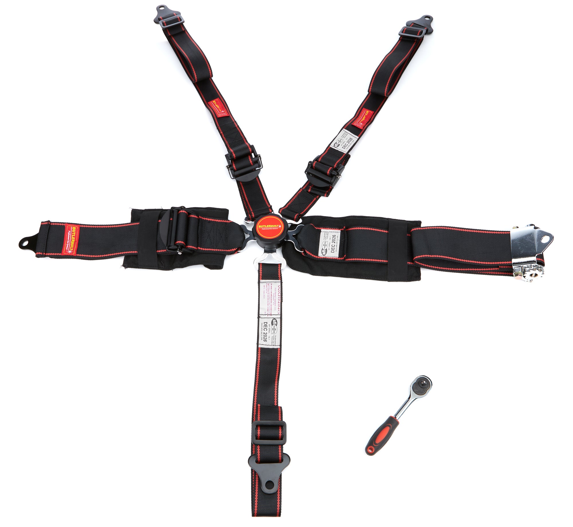 Butler Built Interior Accessory Harness Elite 5pt Camlock P/U Ratchet BlkButler BuiltBB1220200 BB1220200