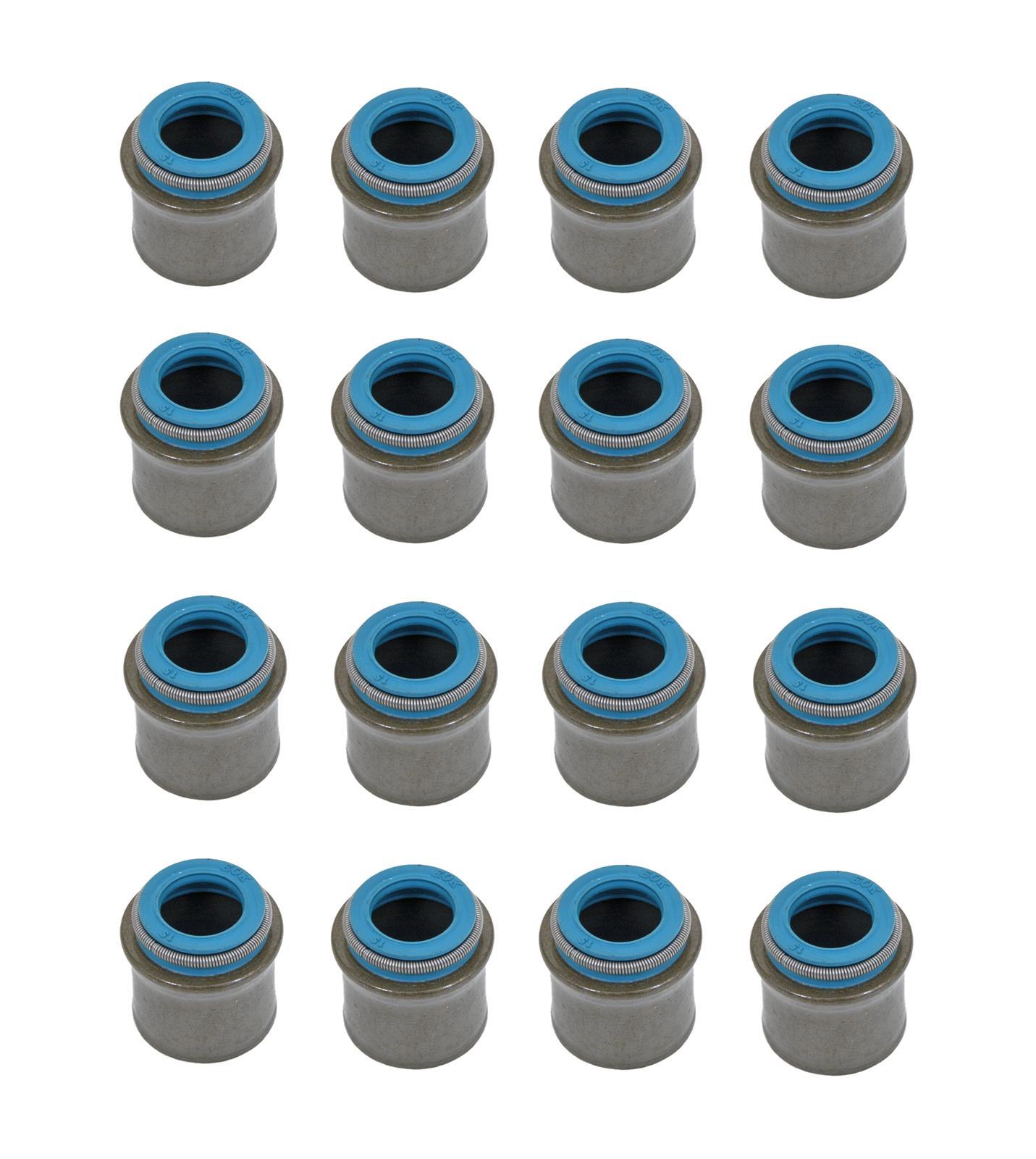 Cometic Gasket Vale Stem Seals 16pk Flouro-Viton Metal Body 3237V-16