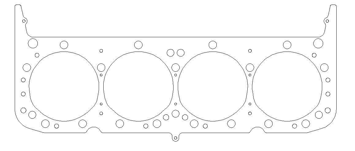 Cometic Gasket Automotive Cometic Gasket SBC MLS Head Gasket 4.165 Bore .036in C5272-036