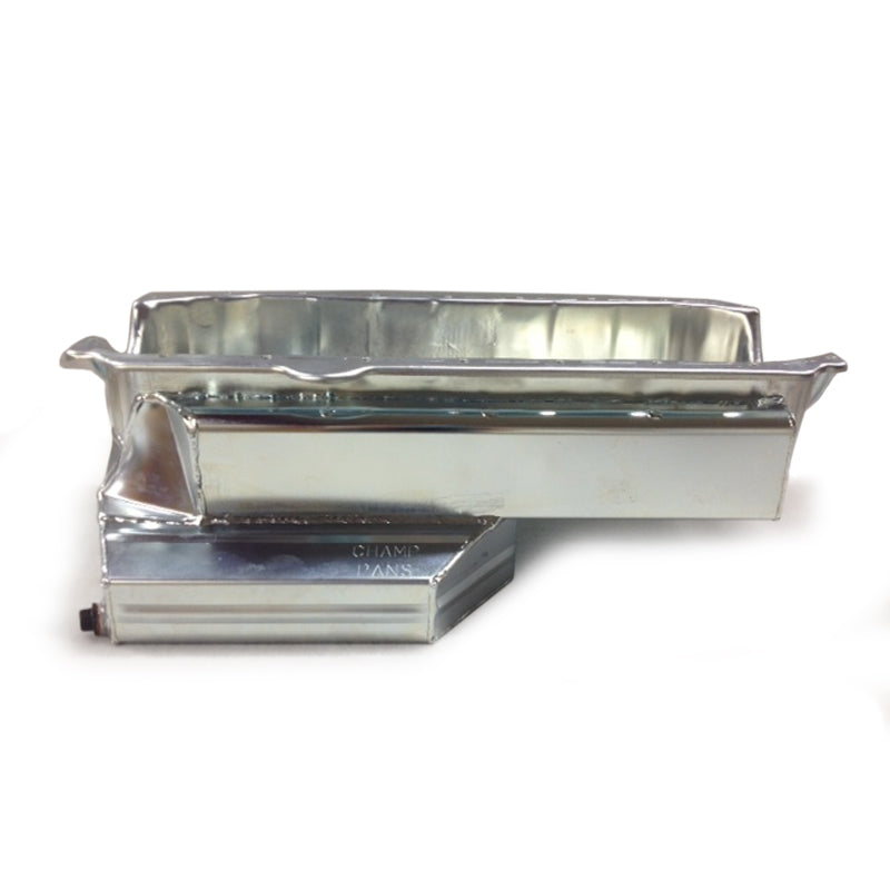 Champ Pans CP100KORB-RR Engine Oil Pan, Competition, Rear Sump, 8 qt, 7 in Deep, Kick Out