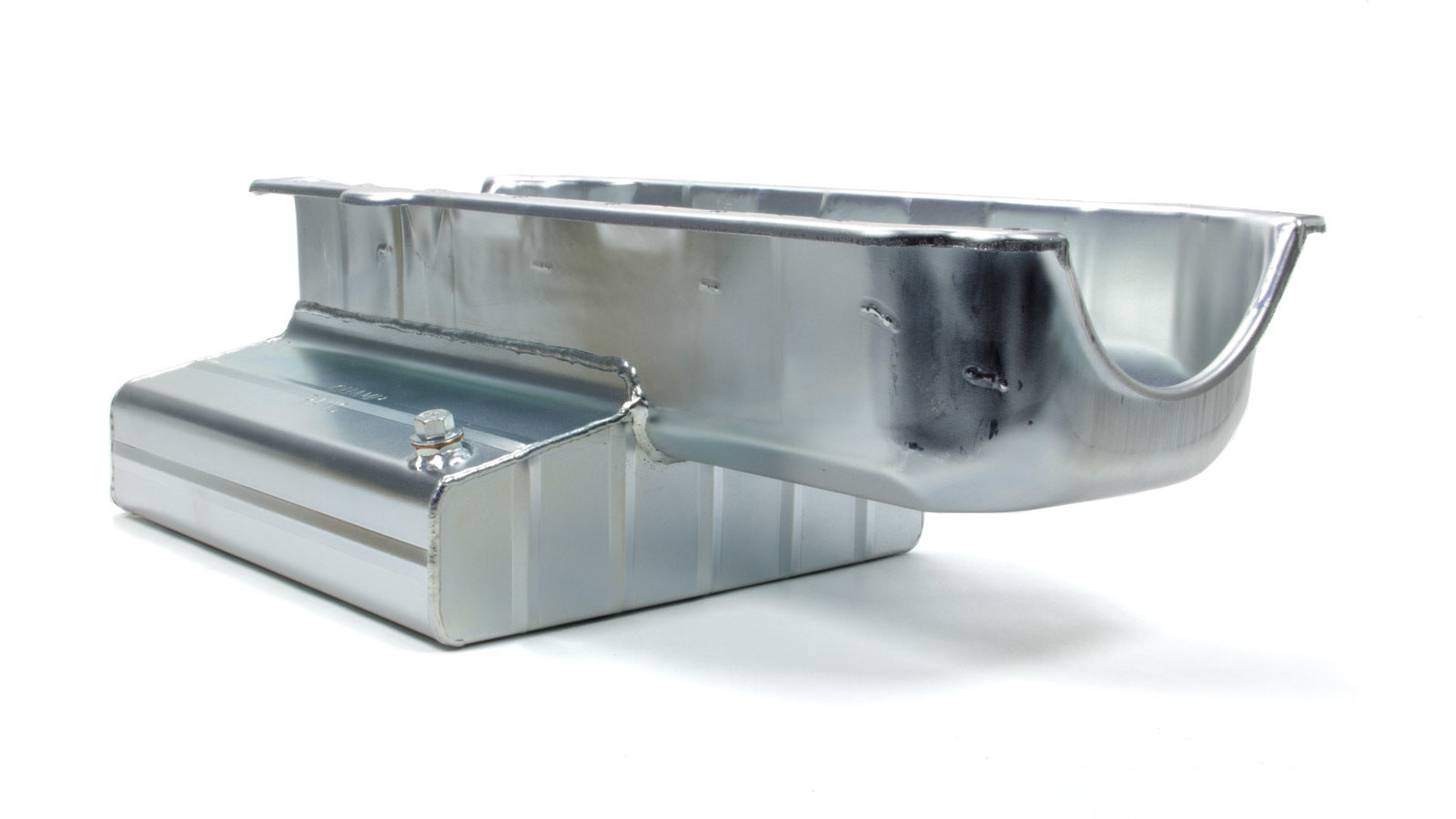 Champ Pans CP101LT Engine Oil Pan, Circle Track, Rear Sump, 9 qt, 7 in Deep, Louvered Windage Tray
