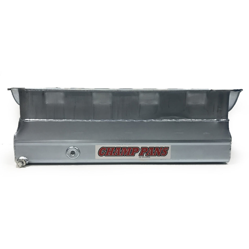 Champ Pans CP214LT Engine Oil Pan, Street / Strip, Full Sump, 12 qt, 8 in Deep, Steel