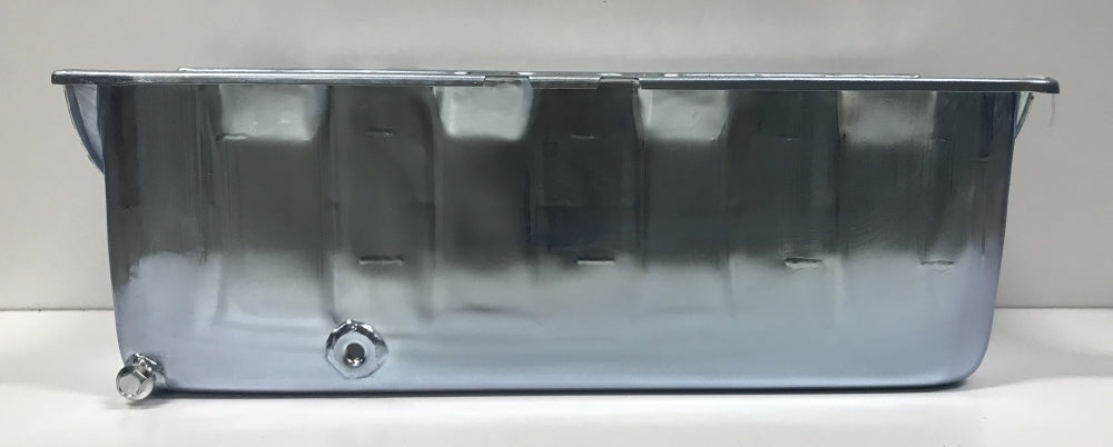 Champ Pans CP217LT Engine Oil Pan, Full Sump, 12 qt, 8 in Deep, Zinc Plated, 1-Piece Seal