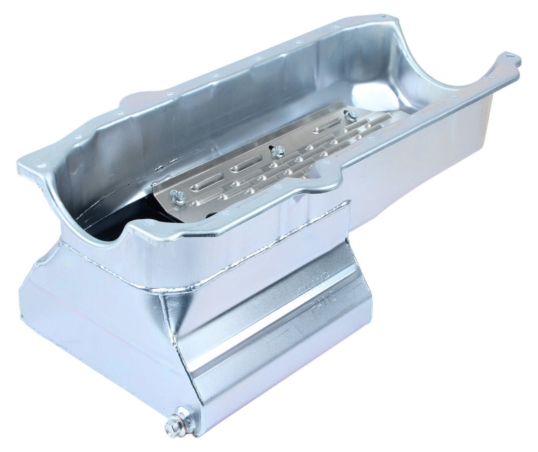 Champ Pans CP60LTR Engine Oil Pan, Street / Strip, Rear Sump, 8 qt, 8 in Deep, T Style Sump