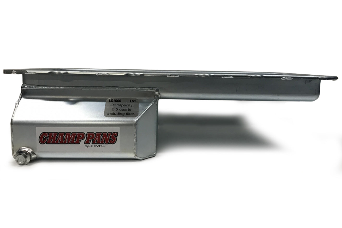 Champ Pans LS1000 Engine Oil Pan, LS1 Series, Wet Sump, 5.5 qt with Filter, 5.2 in Deep, Steel