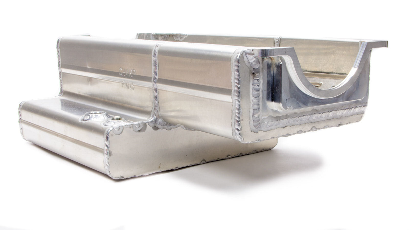 Champ Pans PRO1100KO Engine Oil Pan, Rear Sump, 8.5 qt, 7 in Deep, Aluminum, Natural