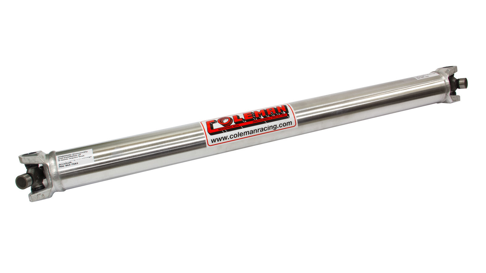 Coleman Machine Alum. Driveshaft 39in 16609