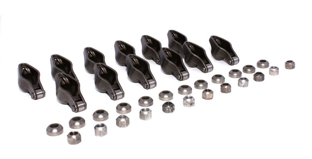 COMP Cams 1412-12 Magnum Roller Tip Rocker Arms, 3/8-Inch Stud Mount, 1.52 Ratio