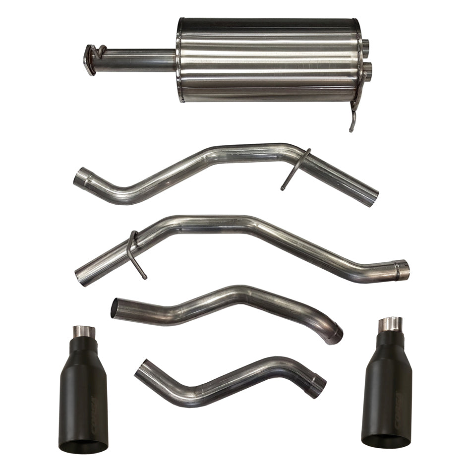 Corsa Performance 3.0 in Cat-Back Dual Rear Exit Exhaust System 21035BPC