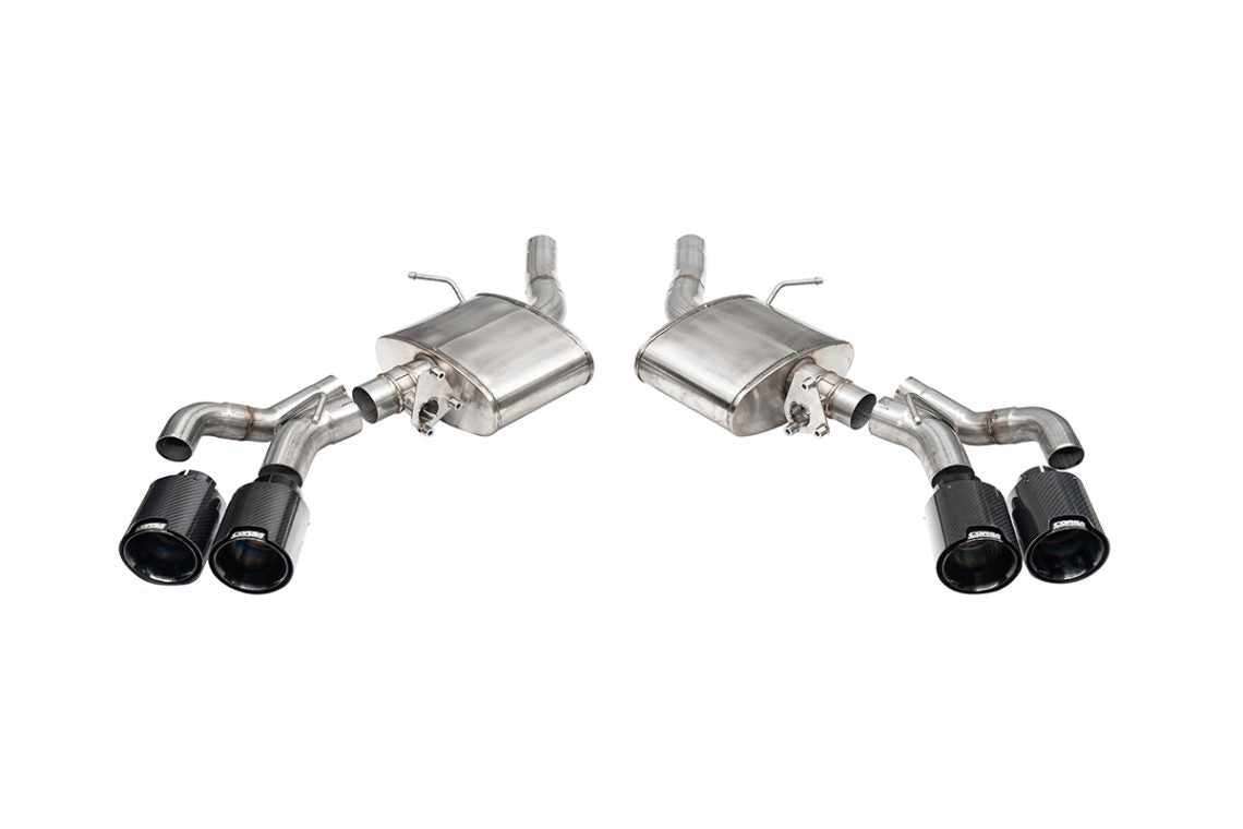 Corsa Performance 24- CT4-V Blackwing Axle Back Exhaust 21319CFBLK