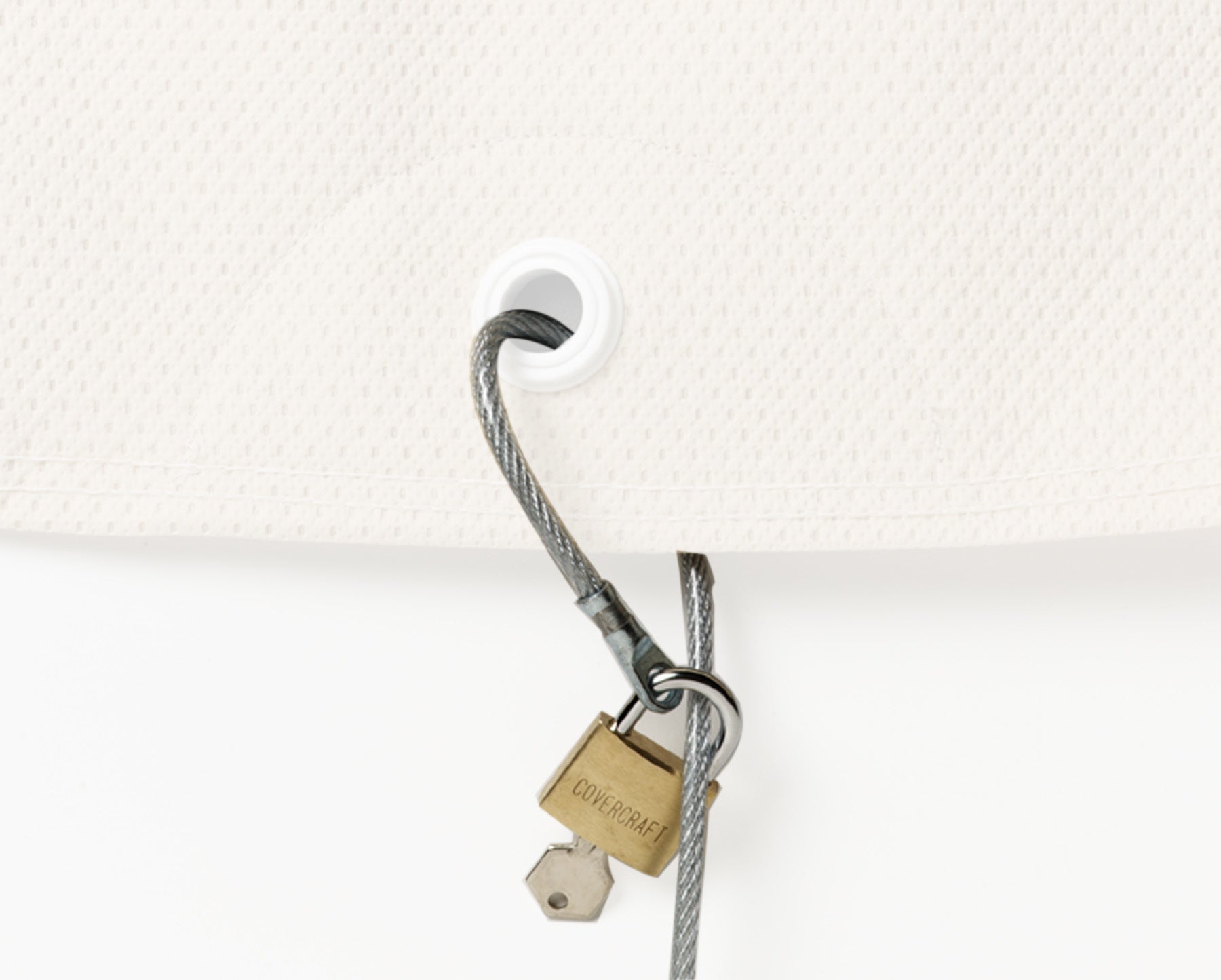 Covercraft Lock and Cable Kit Vinyl Coated 8ft Long Car Cover ZCBL