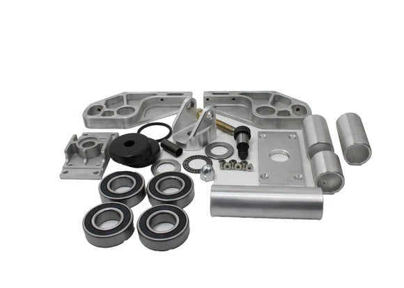 Dirtcarlift.com Car Dolly Caster - Lml/Mod Series - Heavy Duty - Low-Profile - Bearings / Hardware Included - Dirt Car Lift Car Dollies - Kit - 7002