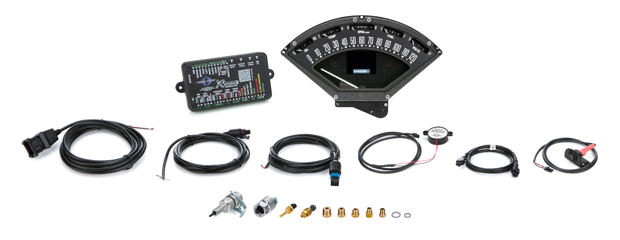 Dakota Digital RTX-55C-X RTX Instrument System for 1955-56 Chevy Fullsize Cars