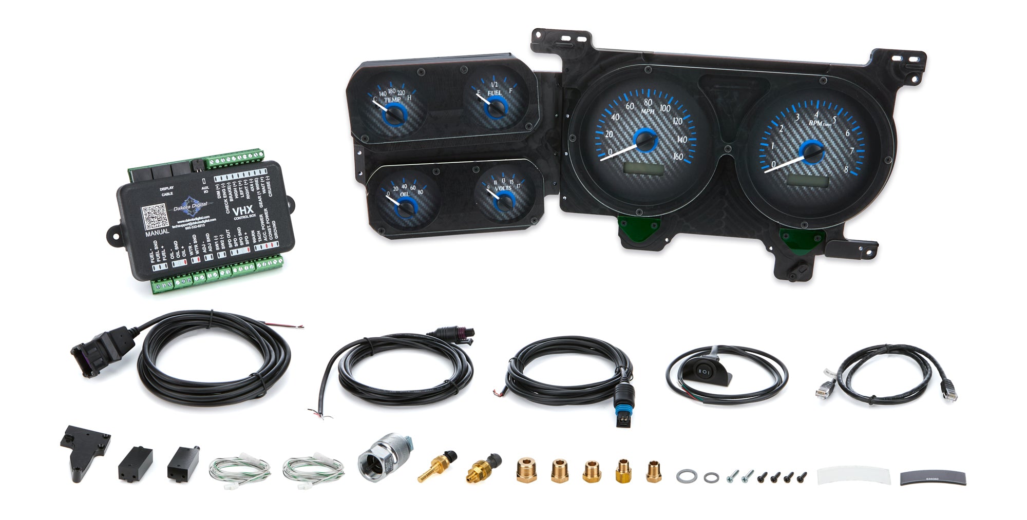 Dakota Digital 1973-87 Chevy Pickup VHX Instrument System VHX-73C-PU-C-B