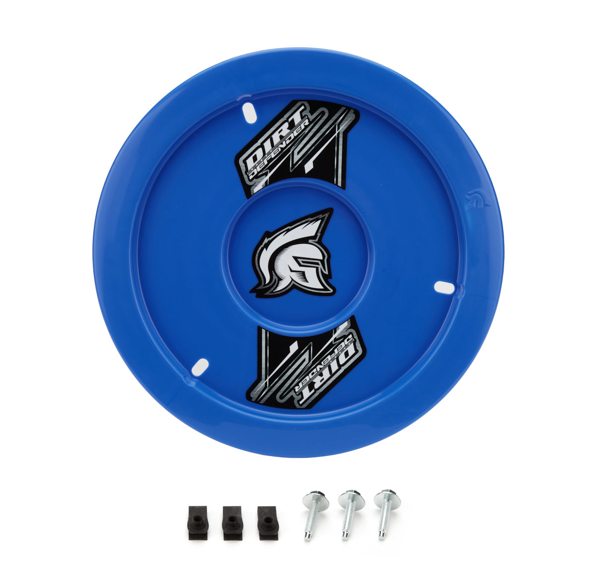 Dirt Defender Racing Products Mud Cover - Gen Ii - Bolt-On - Hardware Included - Cover Only - Plastic - Dark Blue - 15 in Wheels - Each - 10020-2