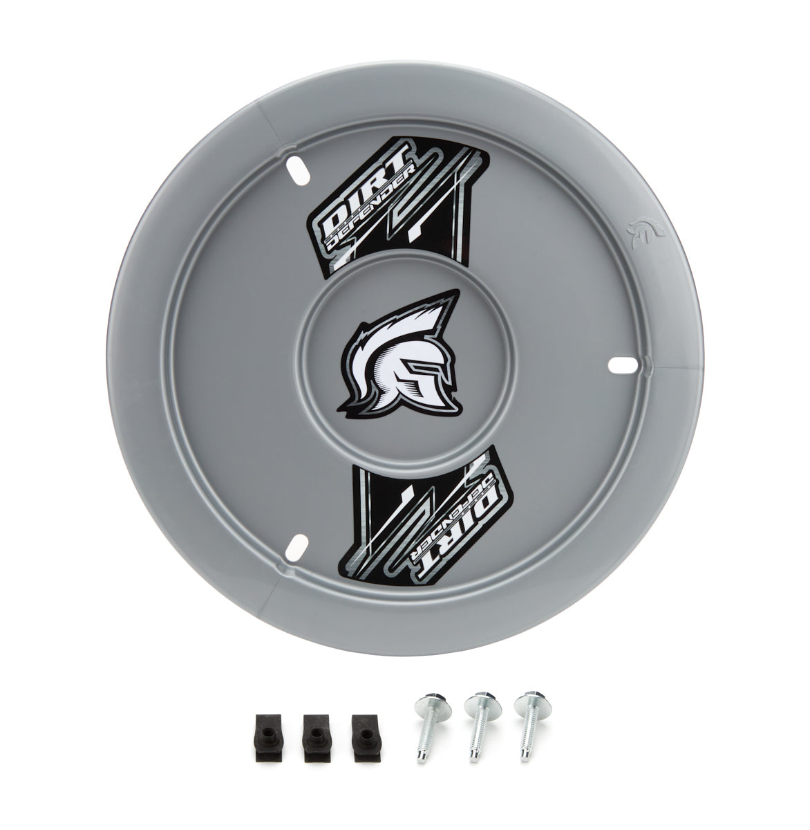 Dirt Defender Racing Products Mud Cover - Gen Ii - Bolt-On - Hardware Included - Cover Only - Plastic - Gray - 15 in Wheels -